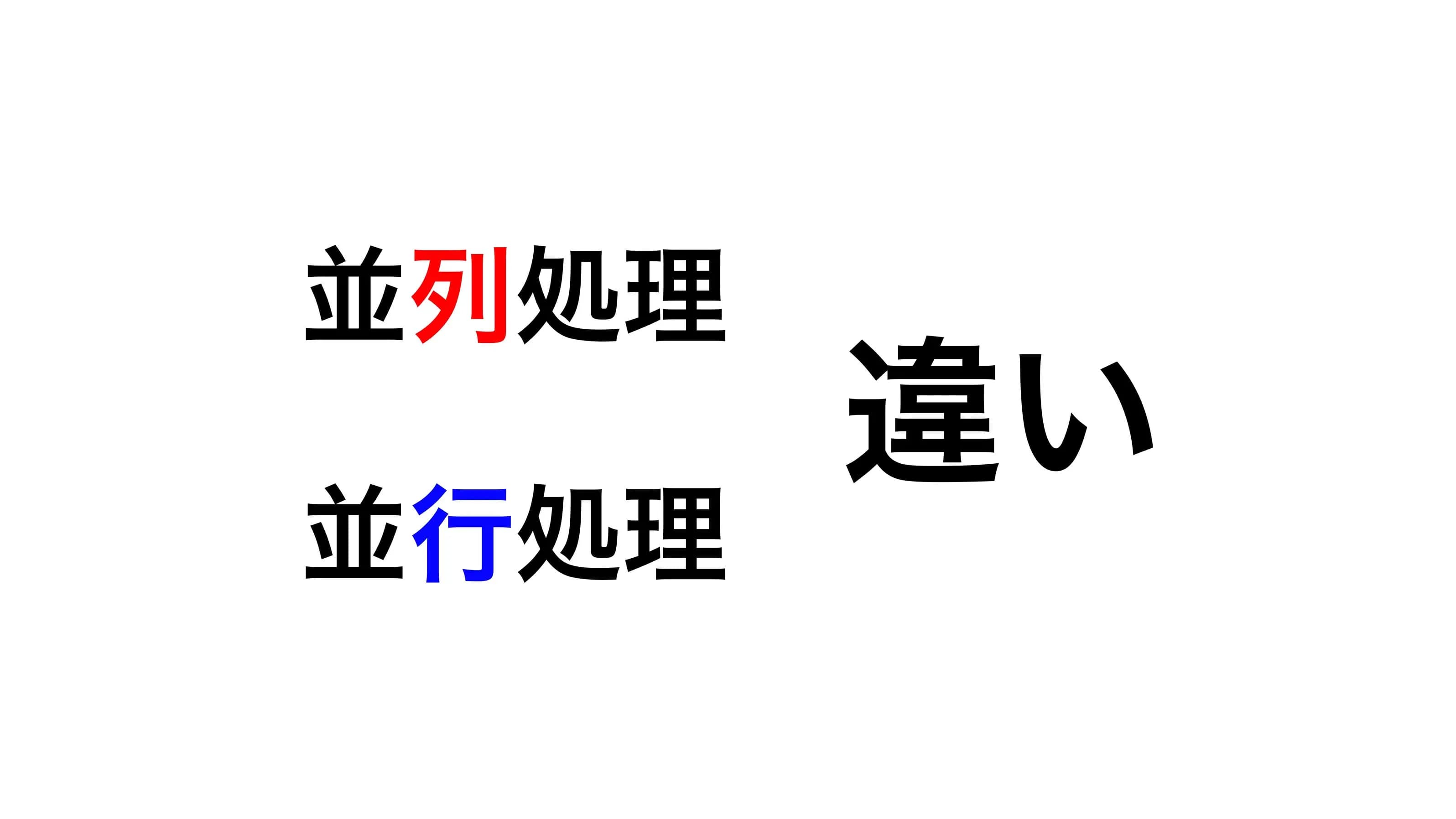 👨‍💼「並列処理と並行処理の違いはなんですか？JSの非同期処理はどちらに該当しますか？」